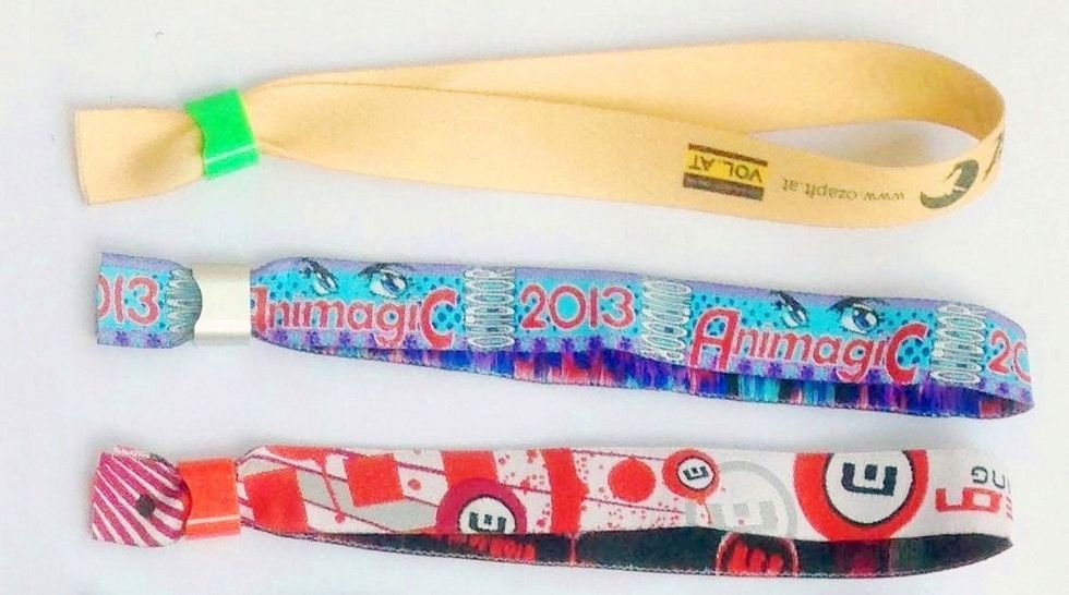 Pulseras sublimadas Polyester 25 cm una cara